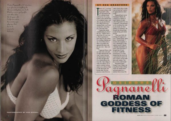 Muscular Development March 1996 Deidre Pagnanelli Poster Don Long VF - Image 11