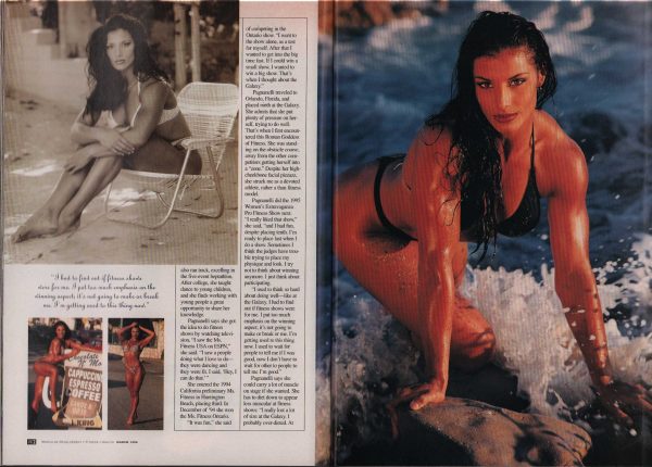 Muscular Development March 1996 Deidre Pagnanelli Poster Don Long VF - Image 3
