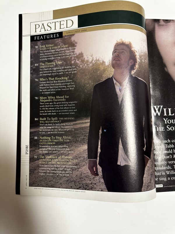 Paste #21 Magazine Flaming Lips Built to Spill Alejandro Escovedo Josh Ritter 04/2006 - Image 7