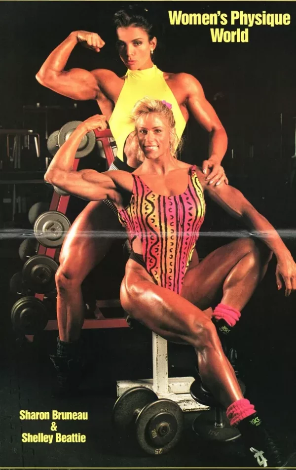 Women's Physique World November 1994 Sharon Bruneau Shelley Beattie Poster Strong - Image 3
