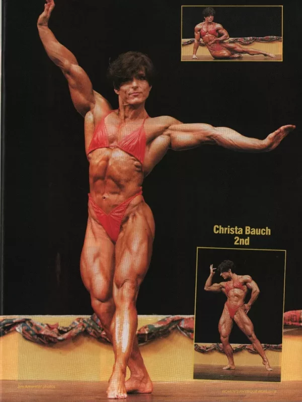 Women's Physique World November 1994 Sharon Bruneau Shelley Beattie Poster Strong - Image 5