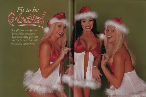 WCW Magazine 12/2000 Stacy Keibler Torrie Wilson Pamela Paulshock WWE Divas Rare - Image 7