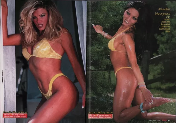 Pump Magazine 10/2000 Dana Hamm Women’s Physique Diva + 2 Huge Posters - Image 9