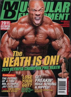 Muscular Development Magazine December 2011 Phil Heath Vida Guerra