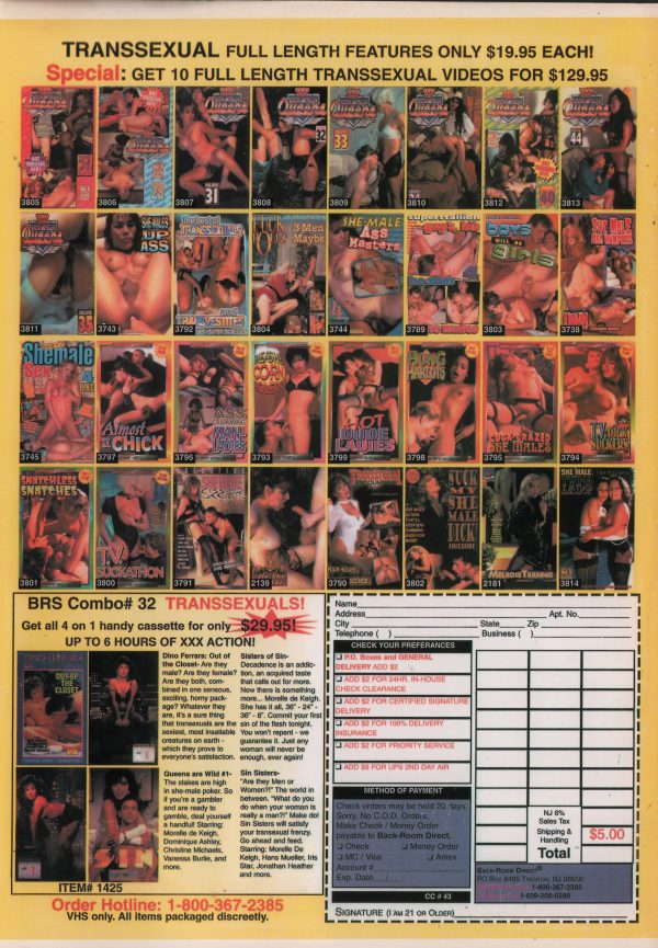 Transformation #27 Magazine Rare Transgender TV Ts + Poster - Image 2