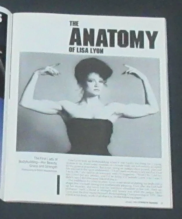 Strength Training for Beauty Premier 1984 Lisa Lyon Reggie Bennett + Calendar - Image 12