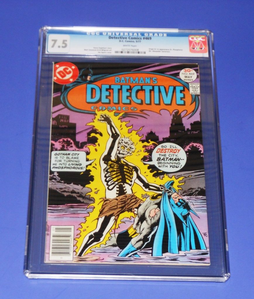Detective Comics #469 CGC 7.5 Batman Dr. Phosphorus Bronze age DC ...
