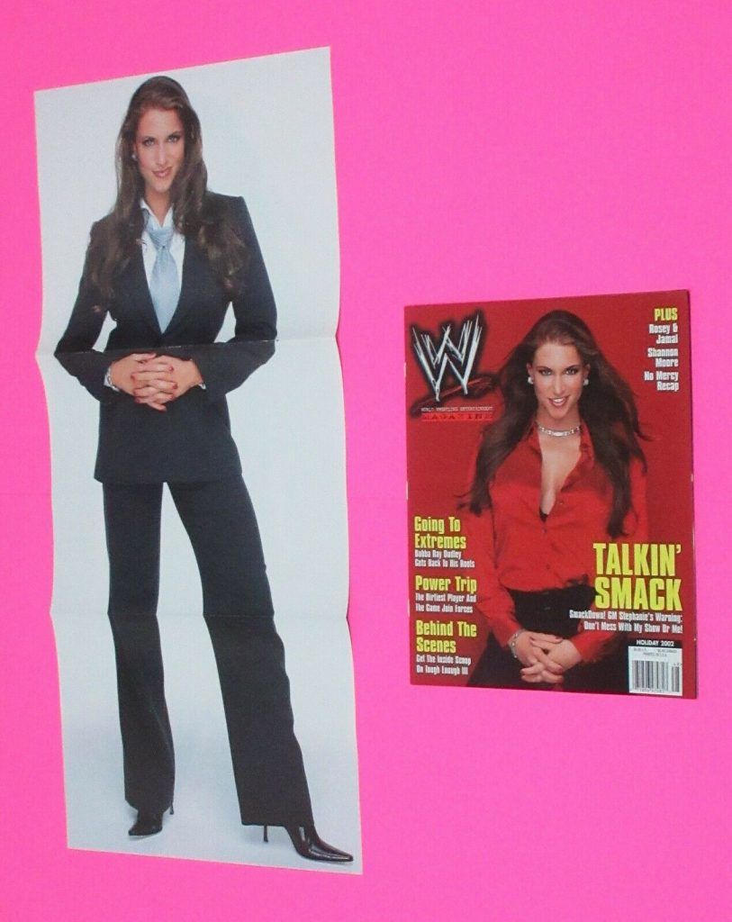 WWF November 2001 Magazine WWE Diva Stephanie McMahon VF Magiks