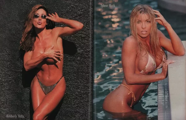 Ironman Magazine 03/1998 Karla Dutt Amy Lynn Tylene Buck Cori Nadine Swimsuits - Image 13