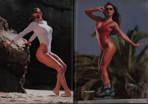 Ironman Magazine 04/1995 Tina Jo Bagne Angelique Poster Debbie Halo Swimsuits - Image 4