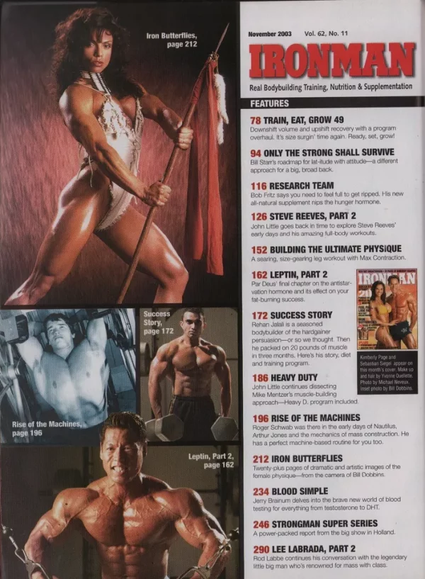Ironman 11/2003 Doris Dany Yaxeni Oriquen Tatianna Butler Women’s Physique Divas - Image 19