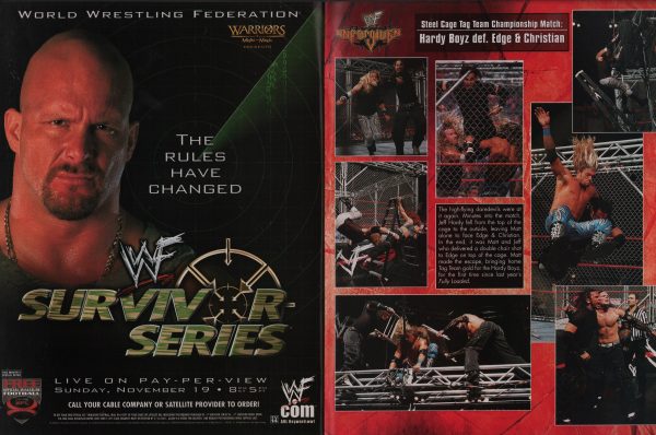 WWF Magazine 12/2000 WWE Divas Lita Poster Chris Jericho Benoit Feud - Image 9