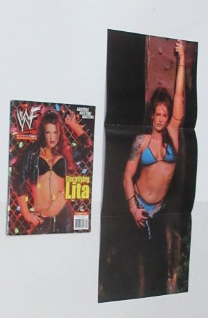 WWF Magazine 12/2000 WWE Divas Lita Poster Chris Jericho Benoit Feud