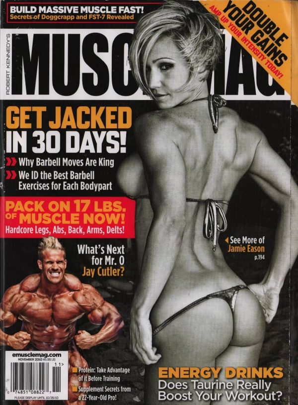 Musclemag Magazine 11/2010 Jay Cutler Jamie Eason Women’s Physique Diva