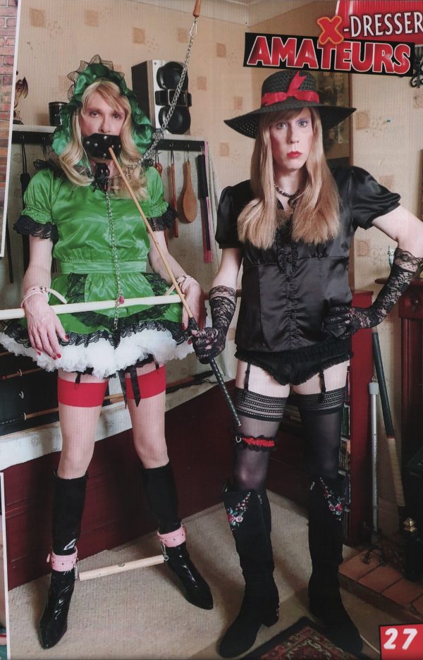 X-DRESSER AMATEURS #9 Magazine Transgender Dominatrix TV TS Sissy - Image 5