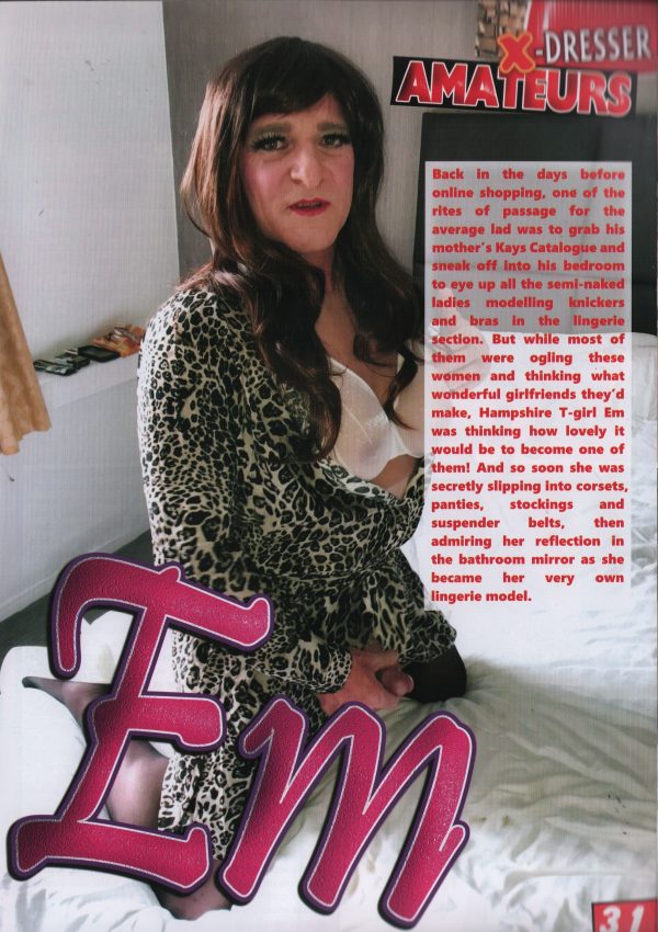 X-DRESSER AMATEURS #10 Magazine Transgender Transvestite TV TS Sissy - Image 5