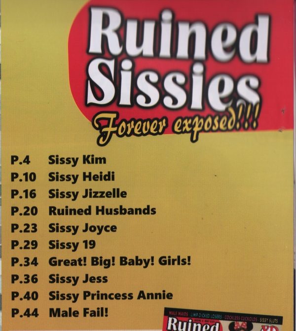 Ruined Sissies #4 Magazine Transgender Transvestite French Maid TV TS - Image 12