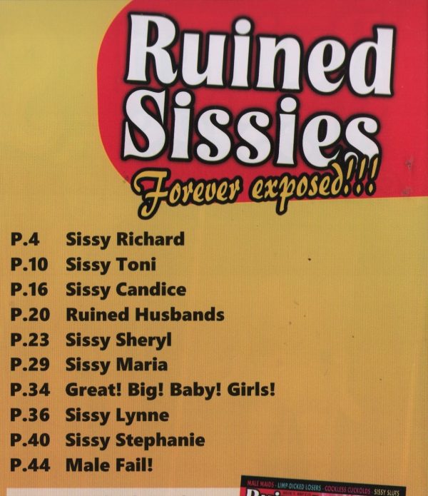 Ruined Sissies #5 Magazine Transgender Transvestite French Maid TV TS - Image 6