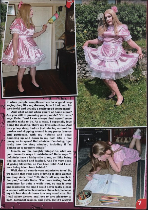 Ruined Sissies #6 Magazine Transgender Transvestite French Maid TV TS - Image 2