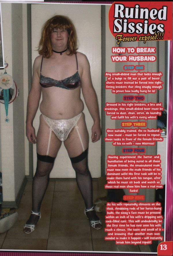 Ruined Sissies #6 Magazine Transgender Transvestite French Maid TV TS - Image 4