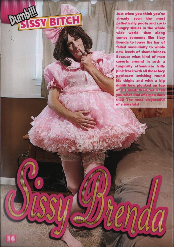Sissy Bitch #2 Magazine Transgender Transvestite French Maid TV TS - Image 6