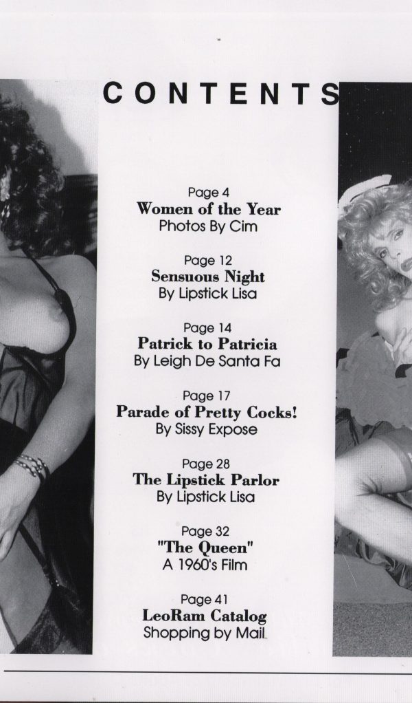 Sissy Expose #13 Magazine Transgender Transvestite French Maid TV TS - Image 10