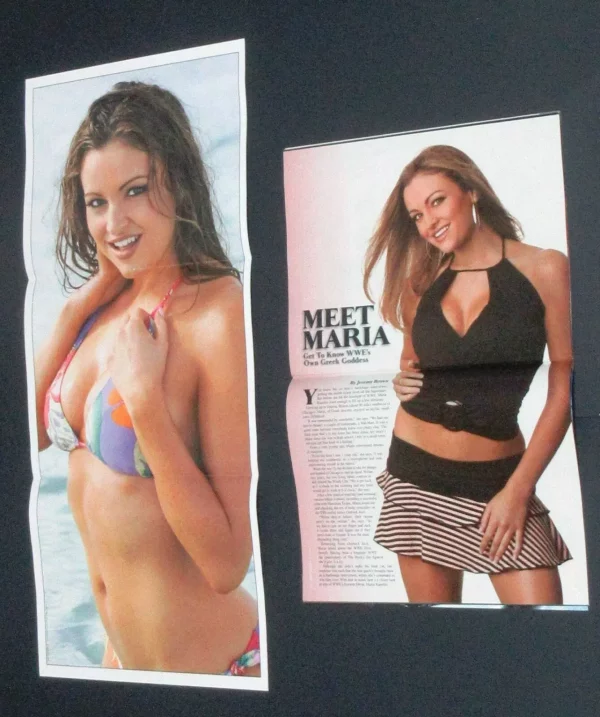 WWE Raw Magazine September 2005 Maria WWF Strong Diva Edge Lita Matt Hardy