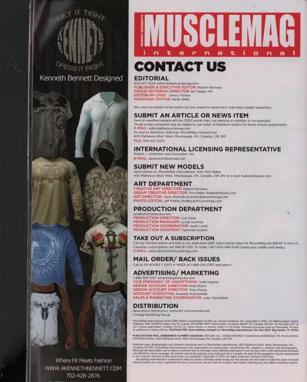Musclemag Magazine 11/2010 Jay Cutler Jamie Eason Women’s Physique Diva - Image 12