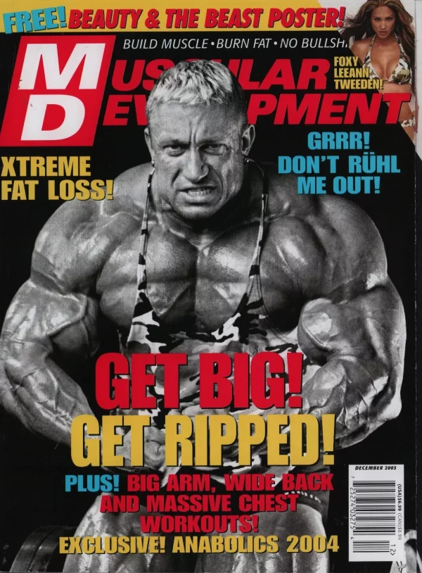 Muscular Development 12/2003 Leeann Tweeden Marcus Ruhl Poster Victor Martinez - Image 17