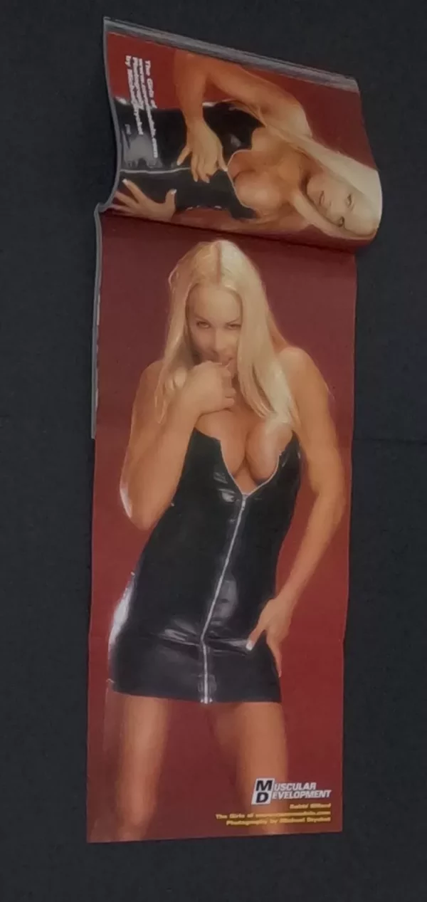 Muscular Development Magazine July 2002 Bobbi Billard Nina Mercedes Poster - Image 2