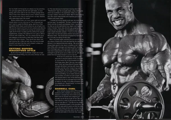 Muscular Development 12/2003 Leeann Tweeden Marcus Ruhl Poster Victor Martinez - Image 4