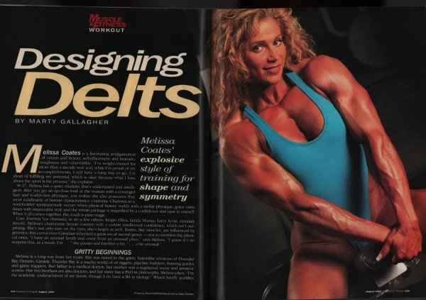 Muscle & Fitness 08/1997 Melissa Coates Meryl Ertunc Theresa Hessler Fine+ - Image 5