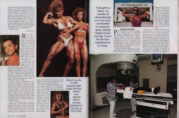 Muscle & Fitness 08/1997 Melissa Coates Meryl Ertunc Theresa Hessler Fine+ - Image 10