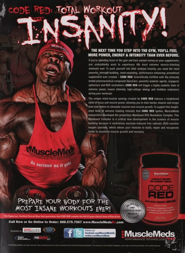 Musclemag Magazine 11/2010 Jay Cutler Jamie Eason Women’s Physique Diva - Image 10