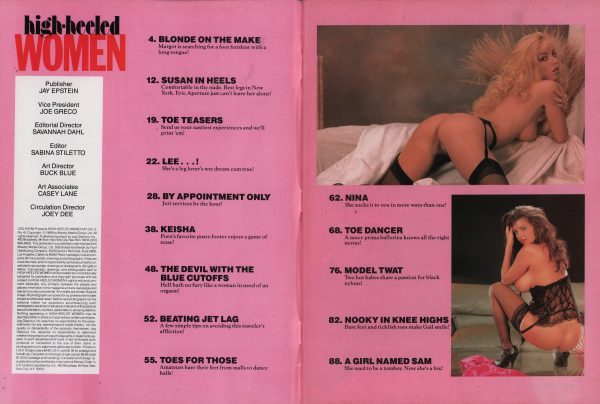 High Heeled Women Vol.2 #4 Magazine Femdom Dominatrix Foot Legs Fetish - Image 2