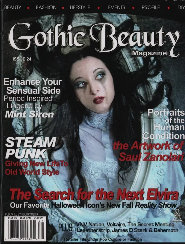 Gothic Beauty #24 VNV Nation Leaether Strip Voltair Behemoth James Stark