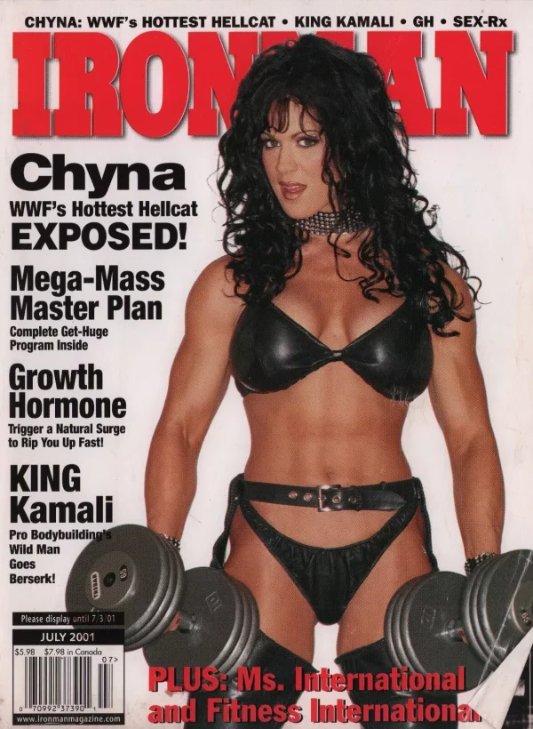Ironman 07/2001 Magazine Chyna WWE Diva Vickle Gates Dayana Cadeau Rare