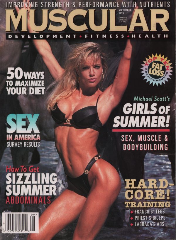 Muscular Development 09/1995 Margo Napoli Aptil Moore Ahmo Hight Daralyn Grammer + Poster