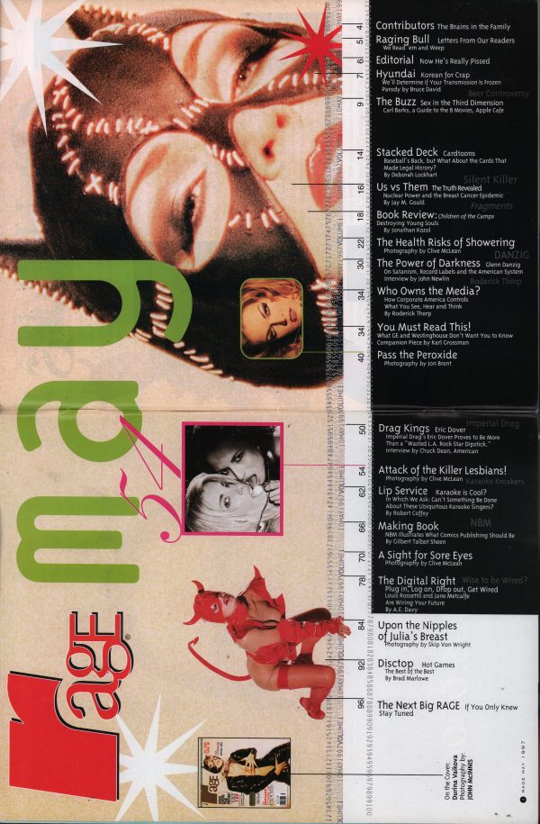 Rage Magazine May 1997 Venus Domina Cover - Image 5