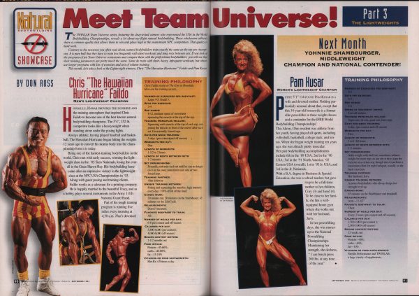 Muscular Development 09/1995 Margo Napoli Aptil Moore Ahmo Hight Daralyn Grammer + Poster - Image 20