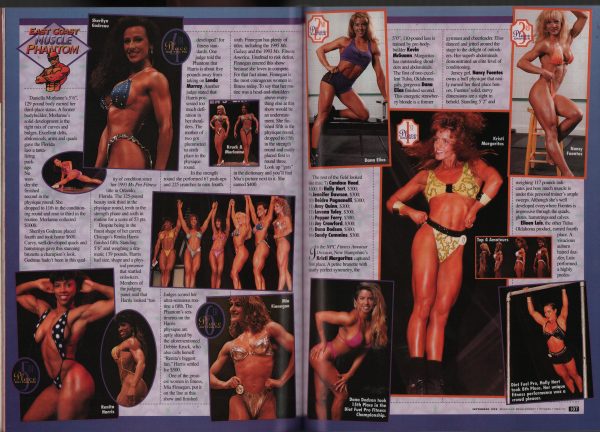 Muscular Development 09/1995 Margo Napoli Aptil Moore Ahmo Hight Daralyn Grammer + Poster - Image 8