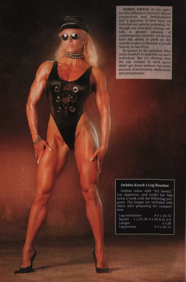 Ironman Magazine 7/1995 Debbie Kruck Tina Jo Bagne Pepper Ferry Women’s Physique - Image 2