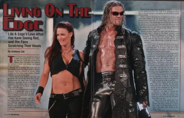 WWE RAW Magazine JULY 2005 John Cena Litta Edge + Stacy Keibler Poster & Picture - Image 2