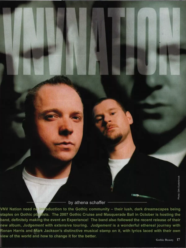 Gothic Beauty #24 VNV Nation Leaether Strip Voltair Behemoth James Stark - Image 2