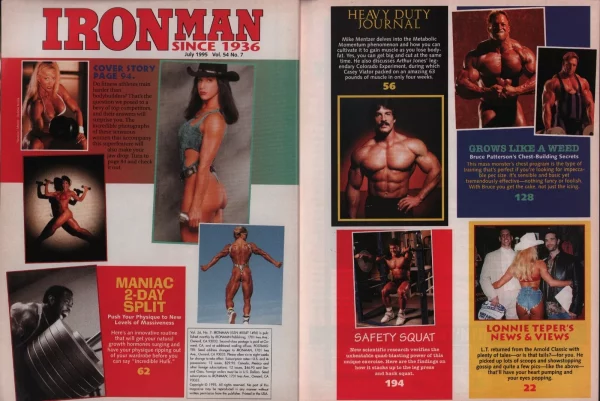 Ironman Magazine 7/1995 Debbie Kruck Tina Jo Bagne Pepper Ferry Women’s Physique - Image 12