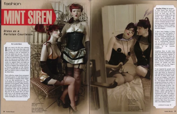 Gothic Beauty #24 VNV Nation Leaether Strip Voltair Behemoth James Stark - Image 3