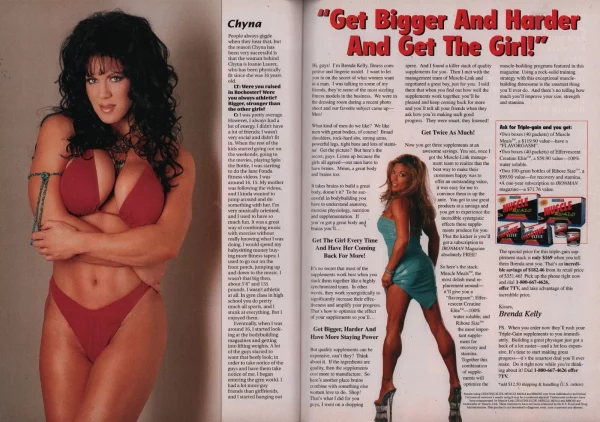 Ironman 07/2001 Magazine Chyna WWE Diva Vickle Gates Dayana Cadeau Rare - Image 3