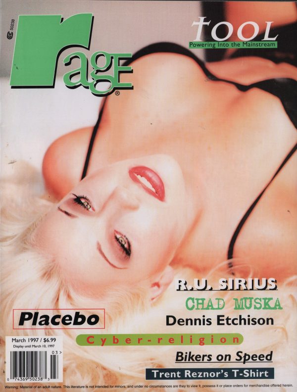 Rage Magazine March 1997 Placebo Dennis Etchison Chad Muska + Poster