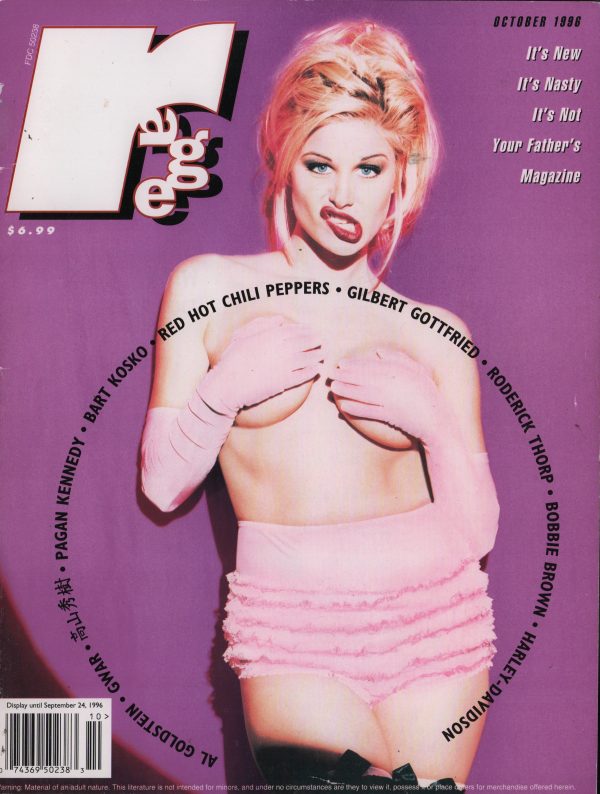 Rage Magazine September1996 Al Goldstein Gwar Pagan Kennedy Brat Kosko Harley Davidson Red Hot Chili Peppers