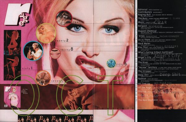 Rage Magazine September1996 Al Goldstein Gwar Pagan Kennedy Brat Kosko Harley Davidson Red Hot Chili Peppers - Image 2